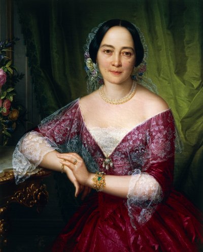 Porträt von Anne Opulich von Felice Schiavoni