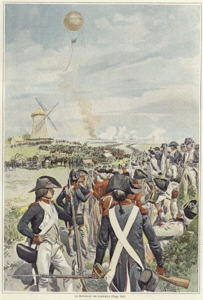 Schlacht von Fleurus von Felicien baron de Myrbach Rheinfeld