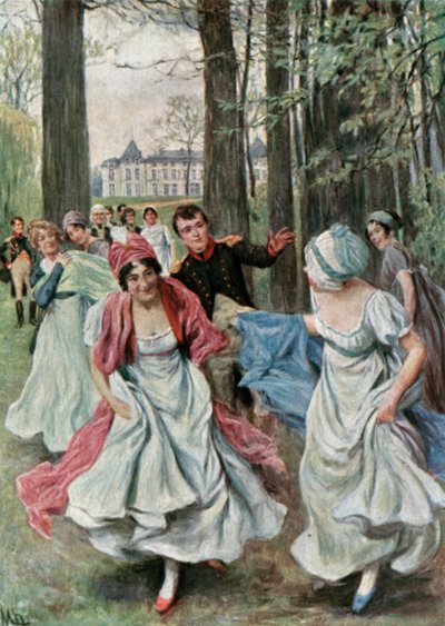 Im Park von Malmaison während des Konsulats von Felicien baron de Myrbach Rheinfeld