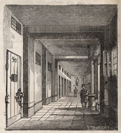 Paris - Gefängnis La Petite Roquette (Gefängnis für Frauen und Jugendliche) von Felix (after) Thorigny