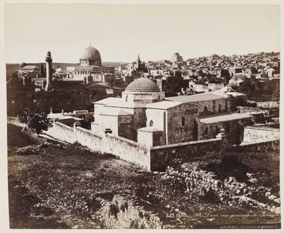 Eglise St. Anne, Bue Generale De Jerusalem #255 von Félix Bonfils