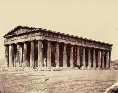 Tempel des Theseus - Athen. [Hephaistion] von Félix Bonfils