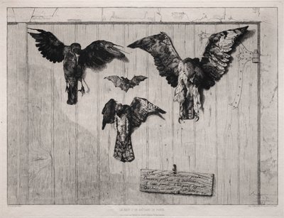 Der obere Teil der Schwingtür von Felix Bracquemond