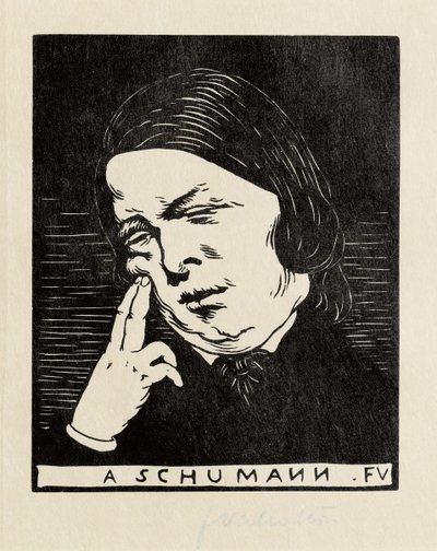 An Schumann von Felix Edouard Vallotton