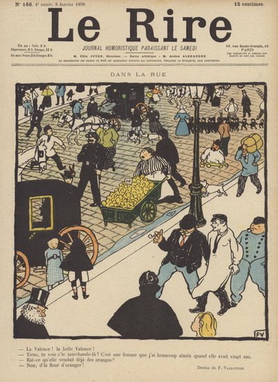 Illustration für Le Rire von Felix Edouard Vallotton