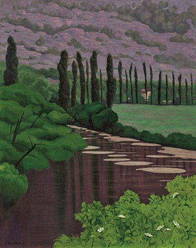 Landschaft bei Marcillac von Felix Edouard Vallotton