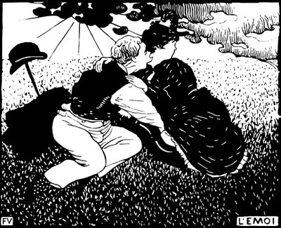 Die Aufregung von Felix Edouard Vallotton