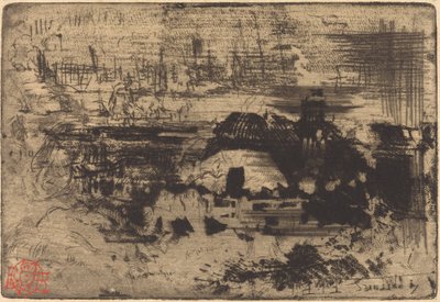 Englische Cottages von Felix Hilaire Buhot