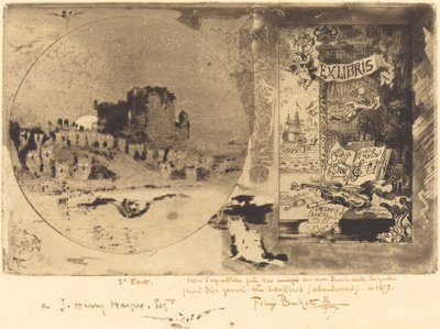Le Château des hiboux von Felix Hilaire Buhot