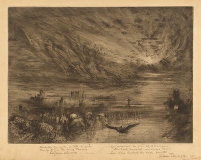 Die Geister der toten Städte von Felix Hilaire Buhot