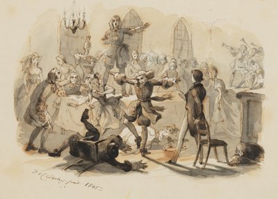 Eine ausgelassene Gesellschaft von Felix Octavius Carr Darley