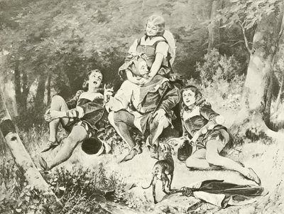 Wie es euch gefällt. Akt V, Szene III von Felix Octavius Carr Darley