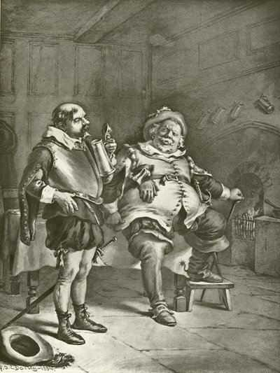 Erster Teil König Heinrich IV. Akt III, Szene III von Felix Octavius Carr Darley