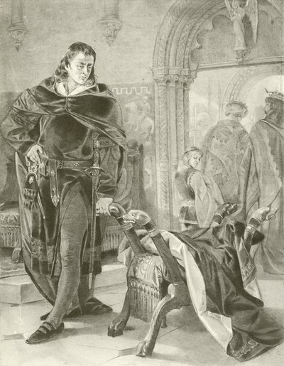 Hamlet. Akt I, Szene II von Felix Octavius Carr Darley