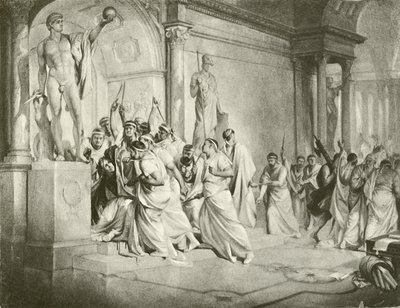 Julius Caesar. Akt III-Szene I von Felix Octavius Carr Darley