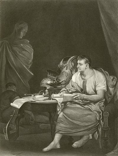 Julius Caesar. Akt IV, Szene III (Gravur) von Felix Octavius Carr Darley