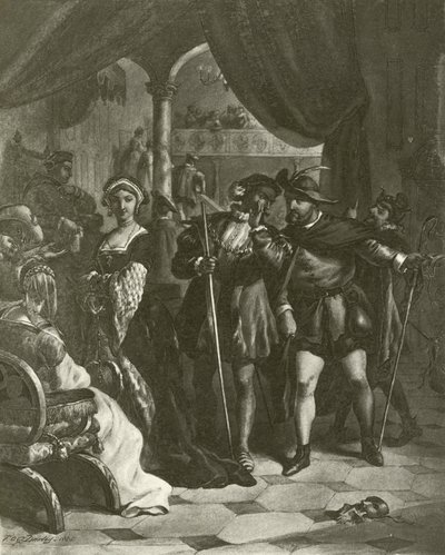 König Heinrich VIII. Akt I, Szene IV von Felix Octavius Carr Darley