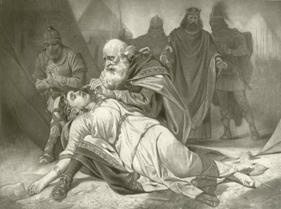 König Lear. Akt V, Szene III von Felix Octavius Carr Darley