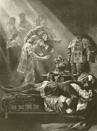 König Richard III. Akt V, Szene III von Felix Octavius Carr Darley