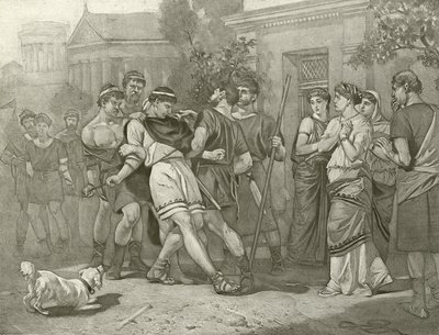 Die Komödie der Irrungen. Akt IV, Szene IV von Felix Octavius Carr Darley