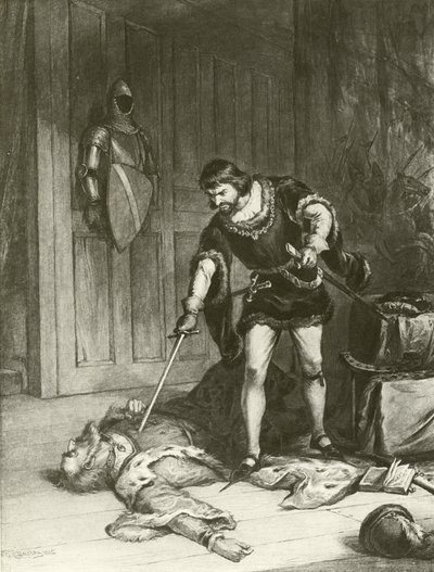 Dritter Teil von Heinrich VI. Akt V-Szene VI von Felix Octavius Carr Darley