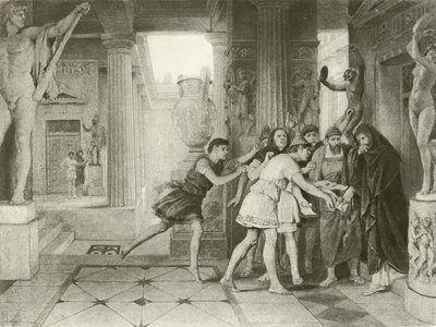 Timon von Athen. Akt III, Szene IV von Felix Octavius Carr Darley