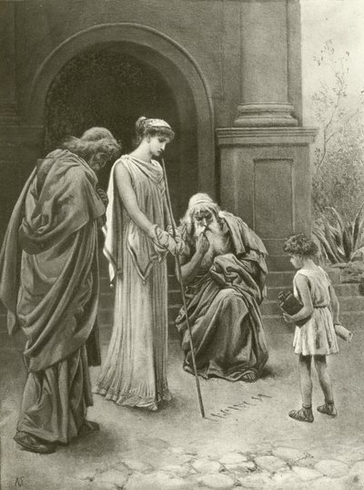 Titus Andronicus. Akt IV-Szene I von Felix Octavius Carr Darley