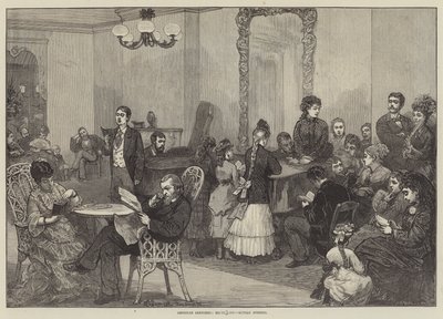 Amerikanische Skizzen, Hotelleben, Sonntagabend von Felix Regamey