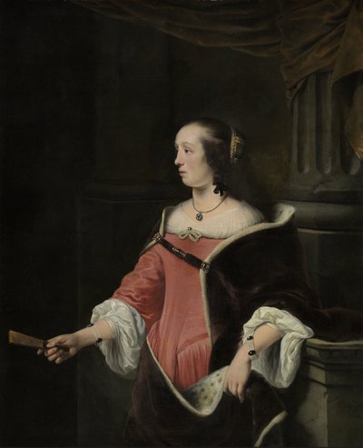 Porträt einer Frau von Ferdinand Bol