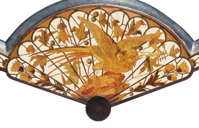 Detail eines Tischspiegels, Maison Giroux, ca. 1880 von Ferdinand Duvinage