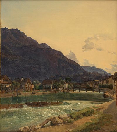 Die Traun bei Ischl von Ferdinand Georg Waldmüller