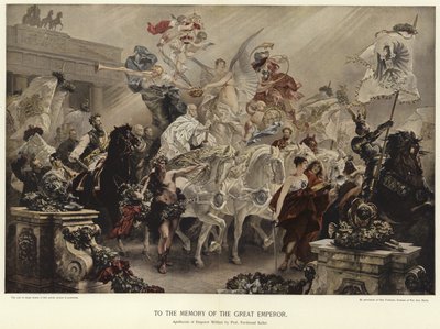Zum Gedenken an den großen Kaiser von Ferdinand Keller