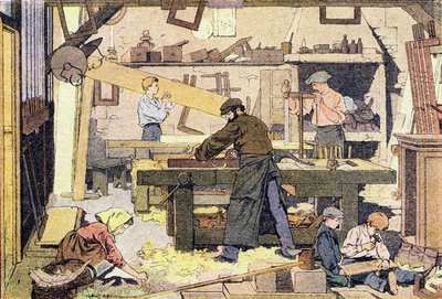 Der Zimmermann, in Imagier de l
