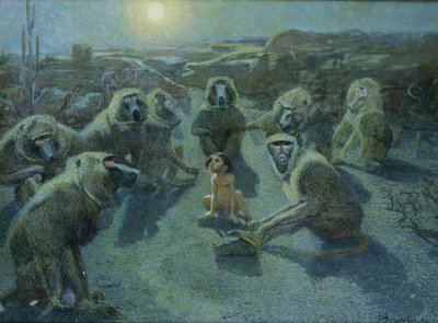 Mowgli von Affen gefangen von Ferdinand Schebek