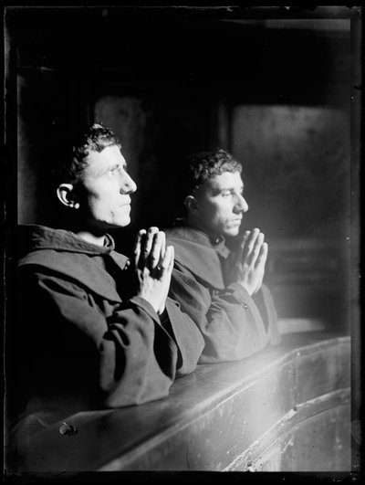 Gebet eines Franziskaners in Assisi von Ferdinand Schmutzer