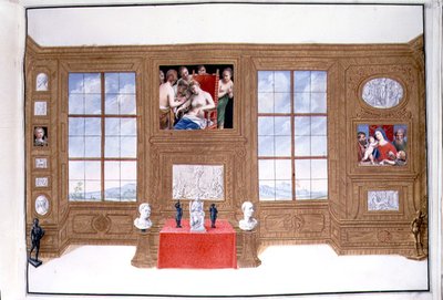 Buch II f.53 Gemaltes Inventar der Sammlung von Karl VI. in der Stallburg, Wien, 1720-30 von Ferdinand Storffer or Astorffer