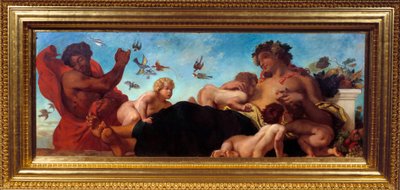 Landwirtschaft Eine Mutter stillt ihre Kinder. Gemälde von Eugene Delacroix von Ferdinand Victor Eugene Delacroix