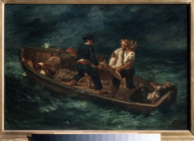 Nach dem Schiffbruch von Ferdinand Victor Eugene Delacroix