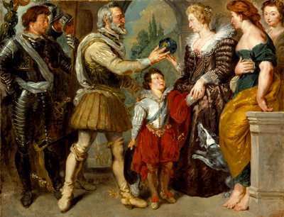 Henri IV überträgt die Regentschaft auf Marie de