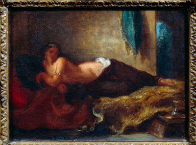 Odaliske von Ferdinand Victor Eugene Delacroix