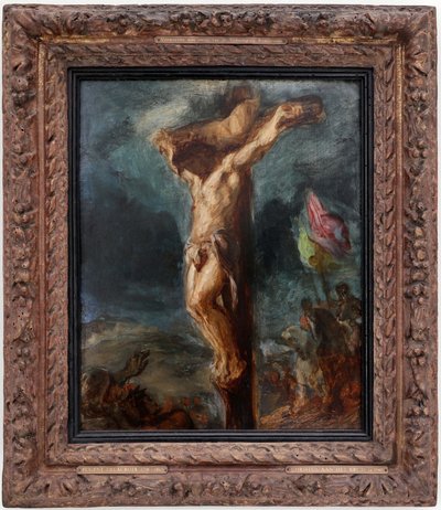 Die Kreuzigung von Ferdinand Victor Eugene Delacroix
