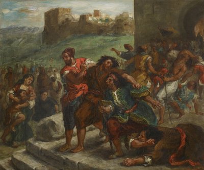Die Fanatiker von Tanger von Ferdinand Victor Eugene Delacroix