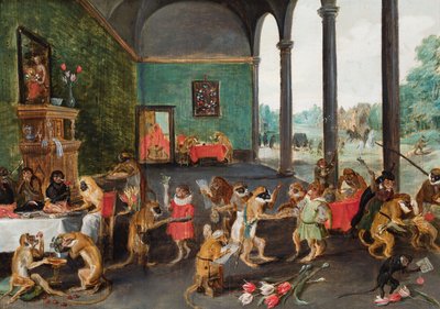 Ein Affenfest von Ferdinand van Kessel