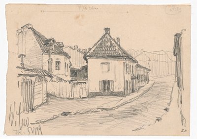 Gerbergasse in Wilna von Ferdynand Ruszczyc