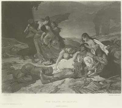 Der Tod von Havana (Gravur) von Fernand Cormon