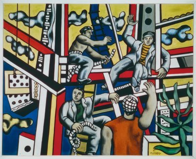 Bauleute von Fernand Leger