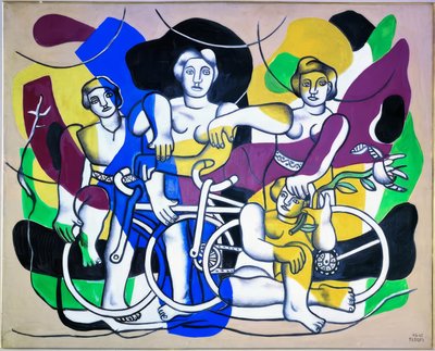 Die Radfahrer von Fernand Leger