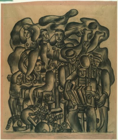 Die Gaukler von Fernand Leger
