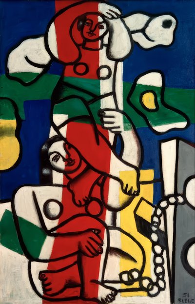 Vielfarbige Akrobaten von Fernand Leger