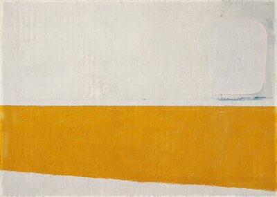 Minimalistischer Gelber Horizont von Fernando Vieira
